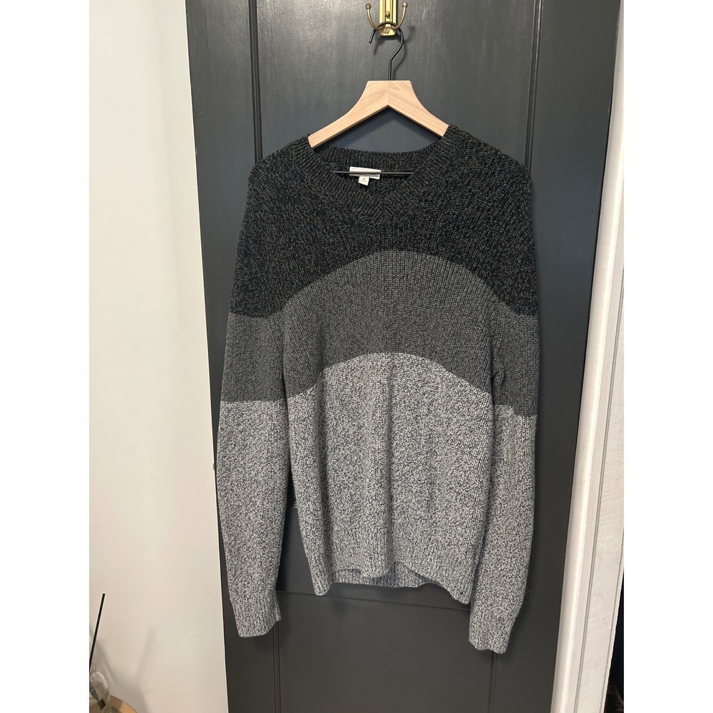 Vintage Gap Color Block Sweater Crew Neck Pullover Knitwear Casual XL